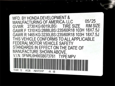 2025 Honda Odyssey EX-L