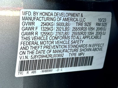 2024 Acura MDX Technology