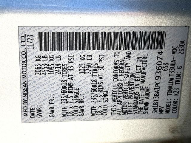 2023 Nissan Rogue SV