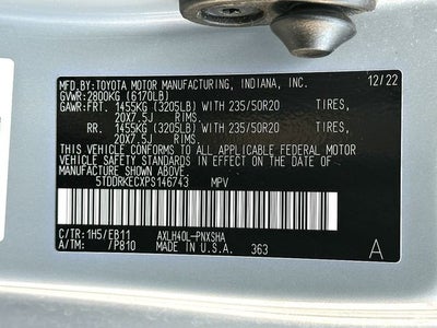 2023 Toyota Sienna XSE 7 Passenger