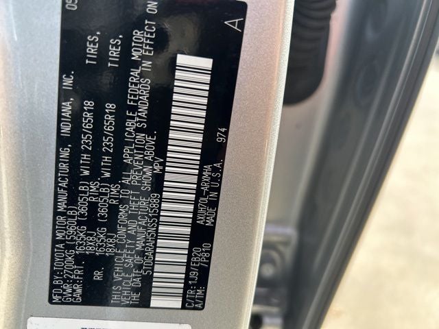 2022 Toyota Highlander Hybrid XLE