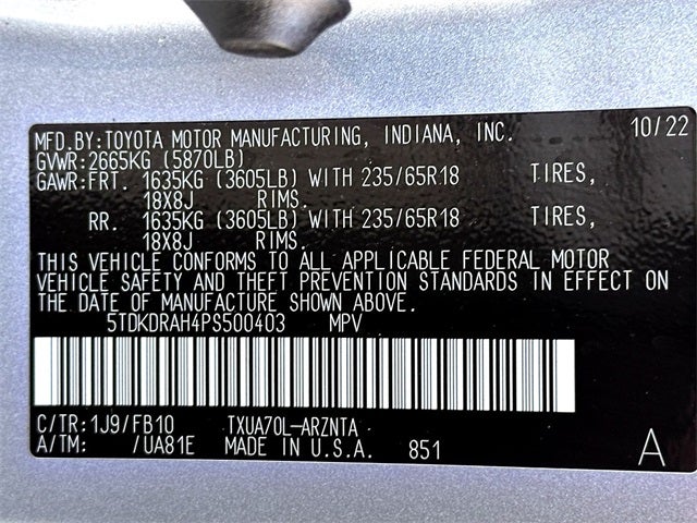 2023 Toyota Highlander LE