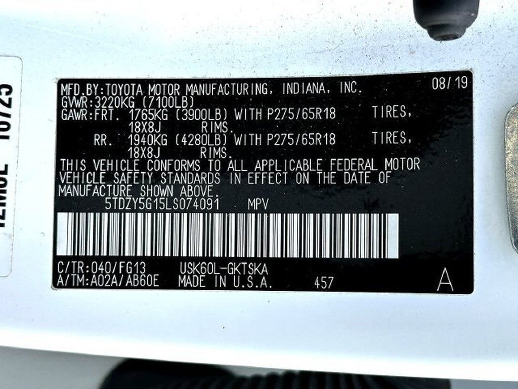 2020 Toyota Sequoia SR5