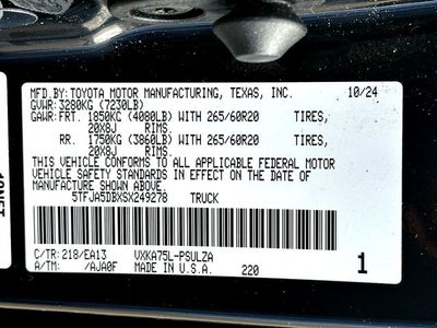 2025 Toyota Tundra Limited