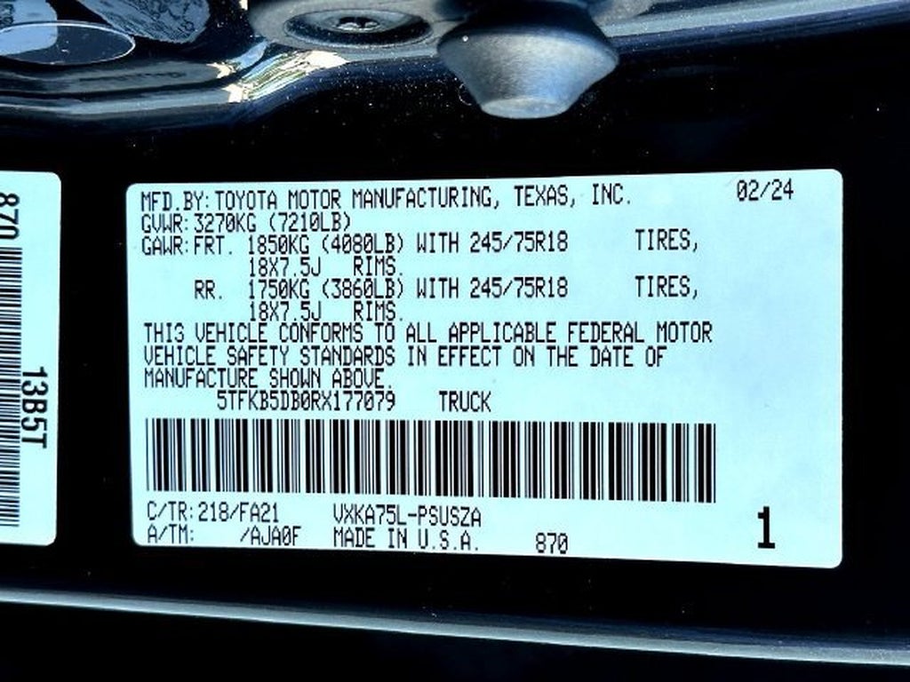 2024 Toyota Tundra 4WD SR