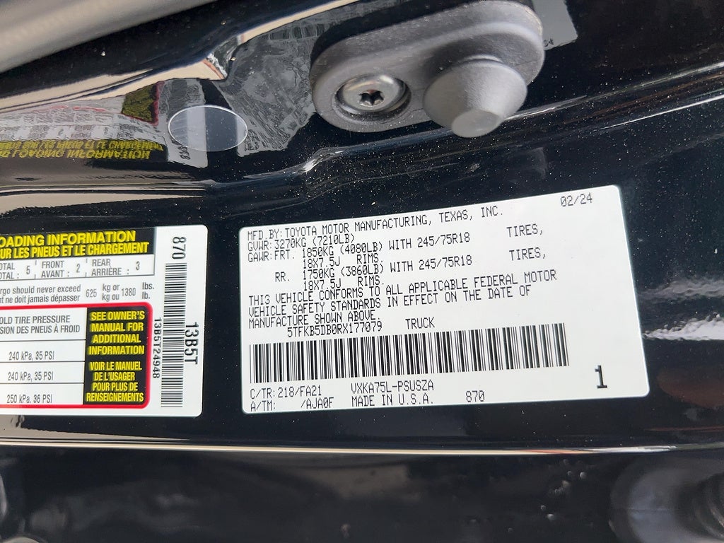 2024 Toyota Tundra 4WD SR