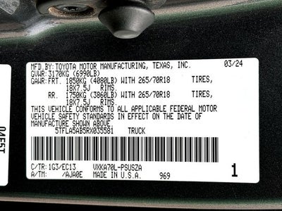 2024 Toyota Tundra SR5