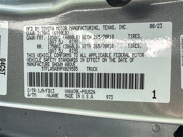 2023 Toyota Tundra SR5