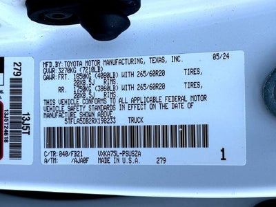 2024 Toyota Tundra 4WD SR5