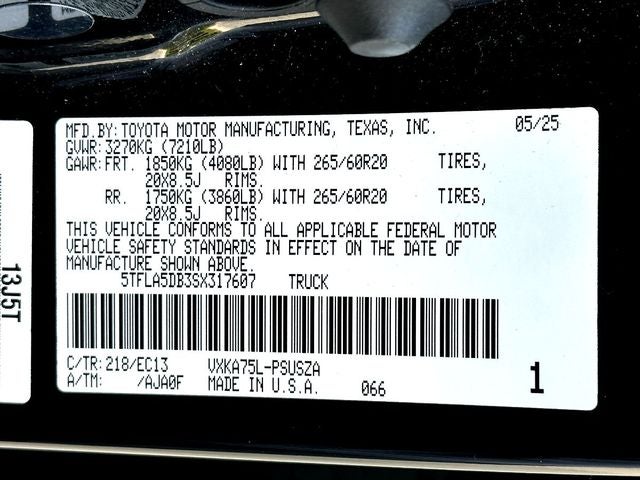 2025 Toyota Tundra SR5