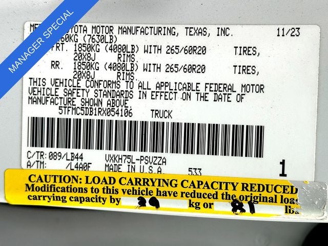 2024 Toyota Tundra Hybrid 1794 Edition