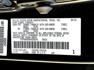 2024 Toyota Tundra 2WD Platinum