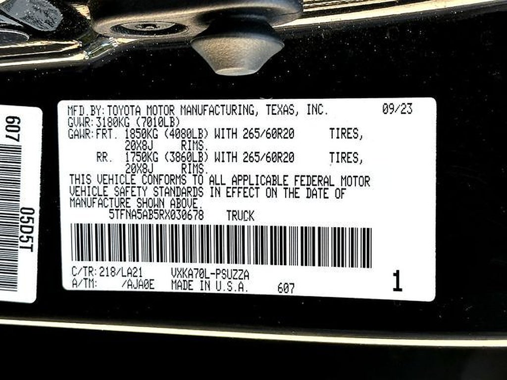 2024 Toyota Tundra 2WD Platinum