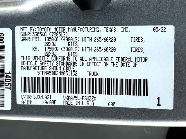 2022 Toyota Tundra Platinum