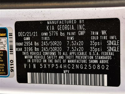 2022 Kia Telluride SX