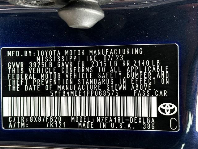 2023 Toyota Corolla LE