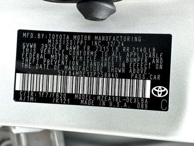 2025 Toyota Corolla LE