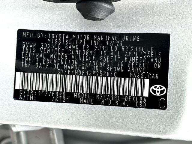 2025 Toyota Corolla LE