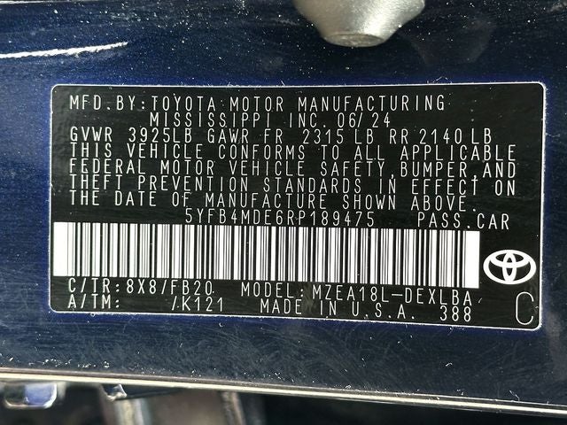 2024 Toyota Corolla LE
