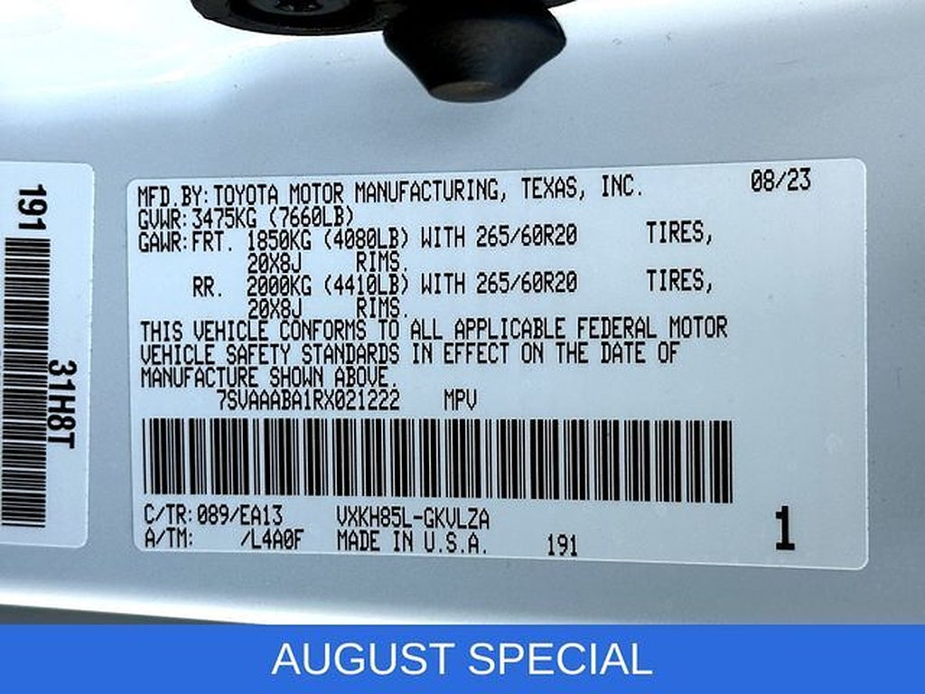 2024 Toyota Sequoia Limited