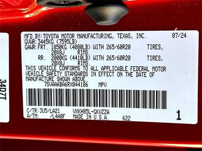 2024 Toyota Sequoia Platinum