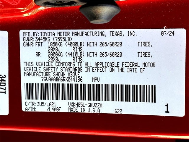 2024 Toyota Sequoia Platinum