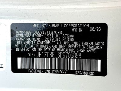 2023 Subaru BRZ Limited