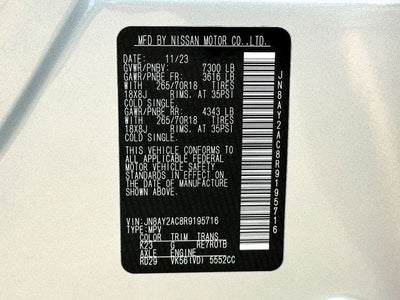 2024 Nissan Armada SV