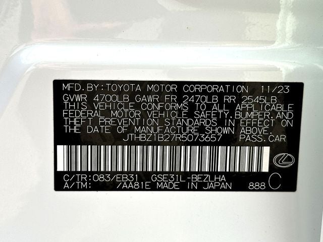 2024 Lexus IS 350 F SPORT Design