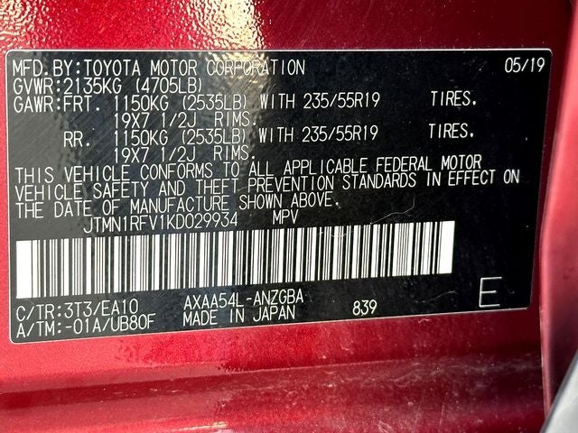 2019 Toyota RAV4 Limited