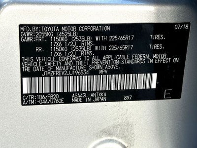 2018 Toyota RAV4 LE