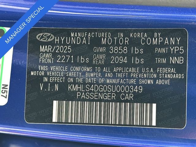 2025 Hyundai Elantra SEL Convenience