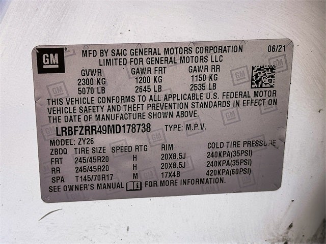 2021 Buick Envision Avenir