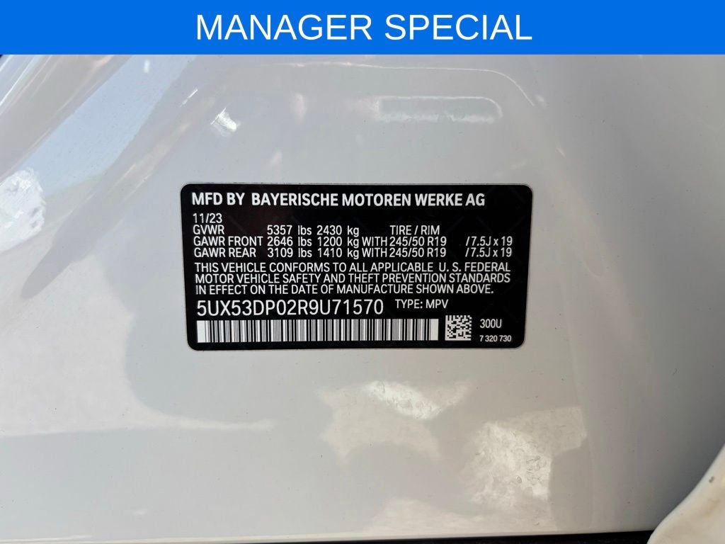 2024 BMW X3 xDrive30i