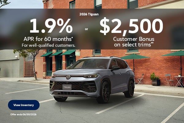 2026 Spring Tiguan APR Offer